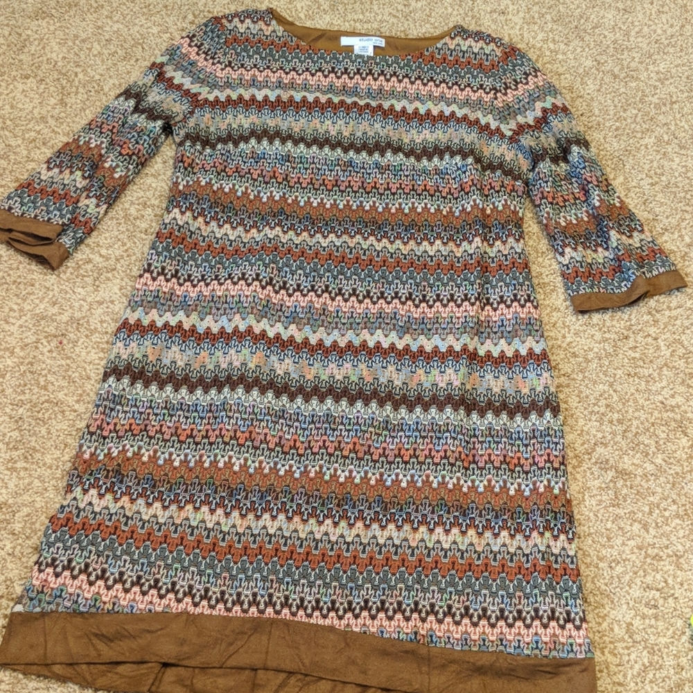 Studio one fun print dress